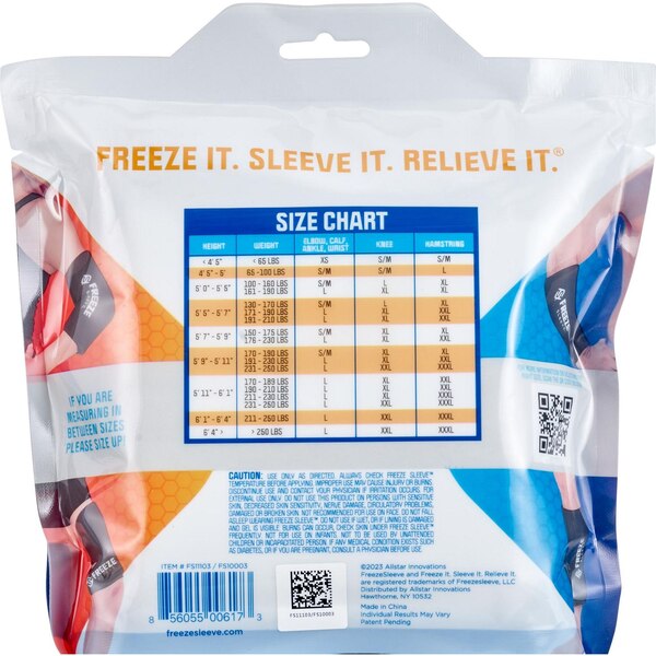 Freeze Sleeve 360º Hot/Cold Therapy Sleeve, L