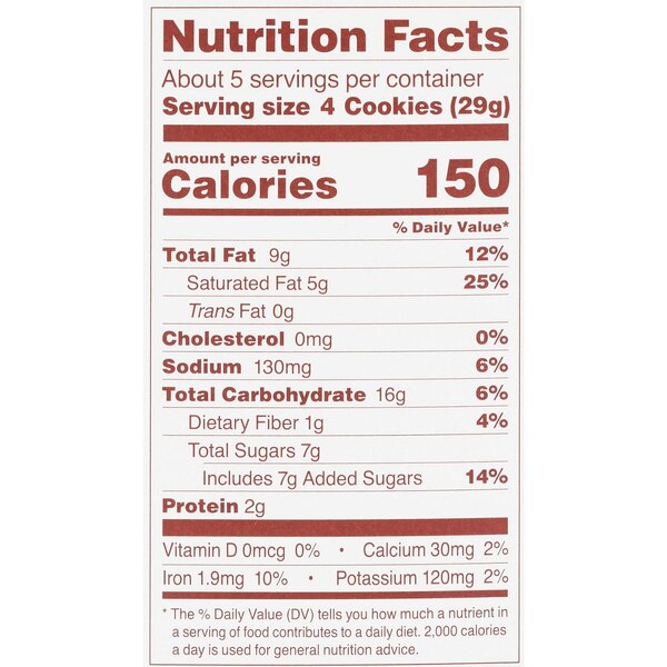 Simple Mills, Almond Flour Crunchy Chocolate Chip Cookie, 5.5 oz