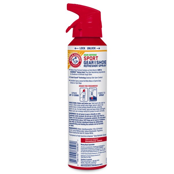 Arm & Hammer Sport Gear and Shoe Refresher Spray 6.7OZ
