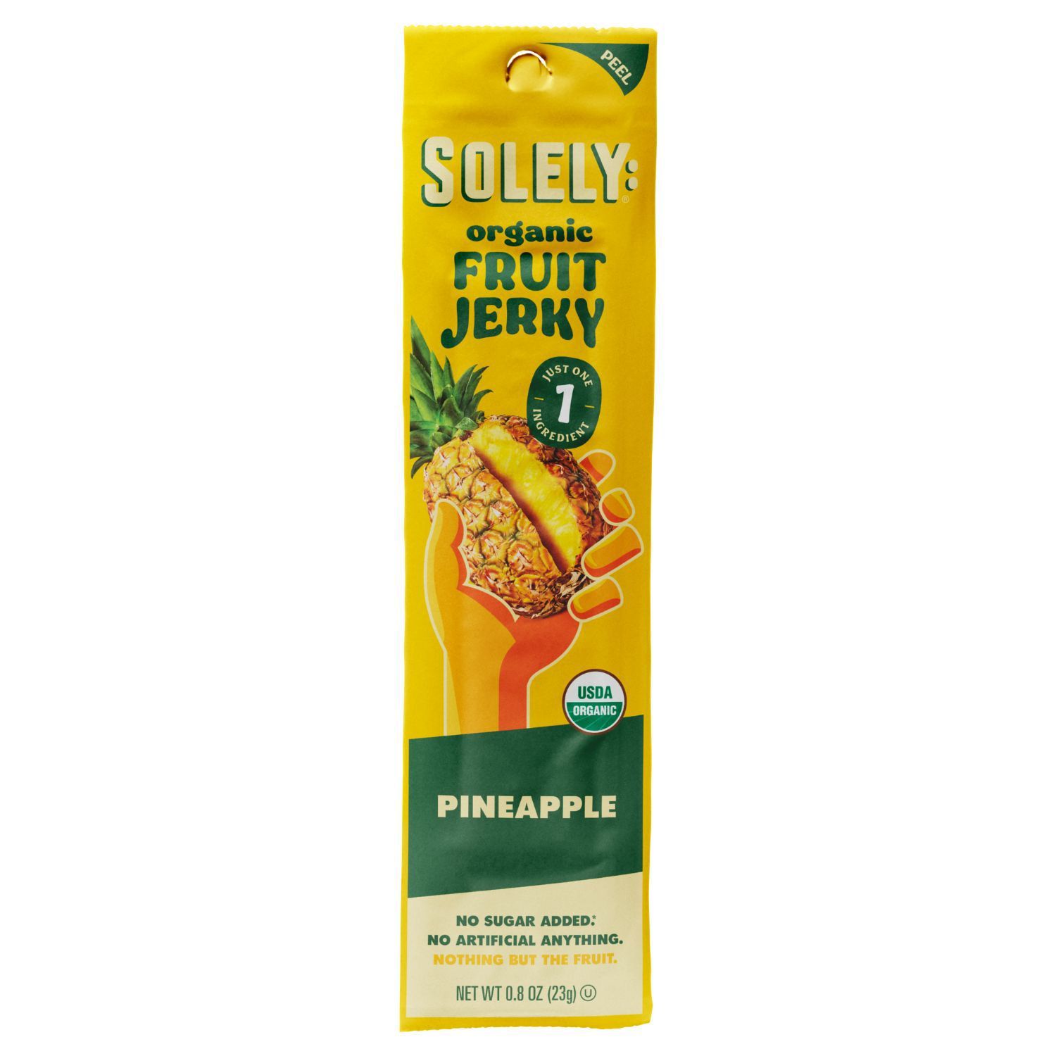 Solely Pineapple Fruit Jerky, 0.8 oz