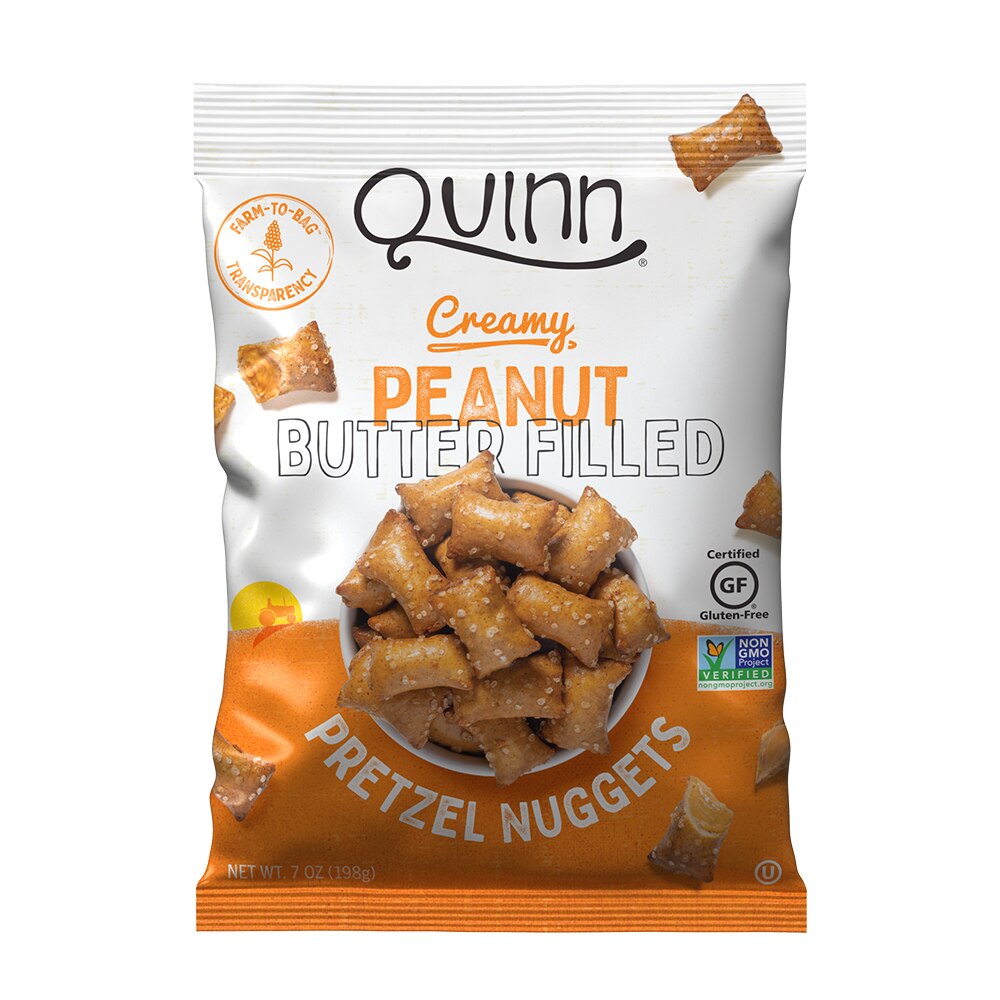 Quinn Creamy Peanut Butter Filled Pretzel Nuggets 7 OZ Pick Up In quinn-creamy-peanut-butter-filled-pretzel-nuggets-7-oz-pick-up-in