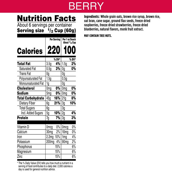 Bear Naked Triple Berry Granola, 12 oz