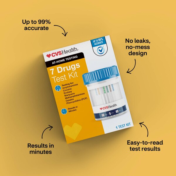 CVS Health Home Drug Test Kit, 7 Drugs