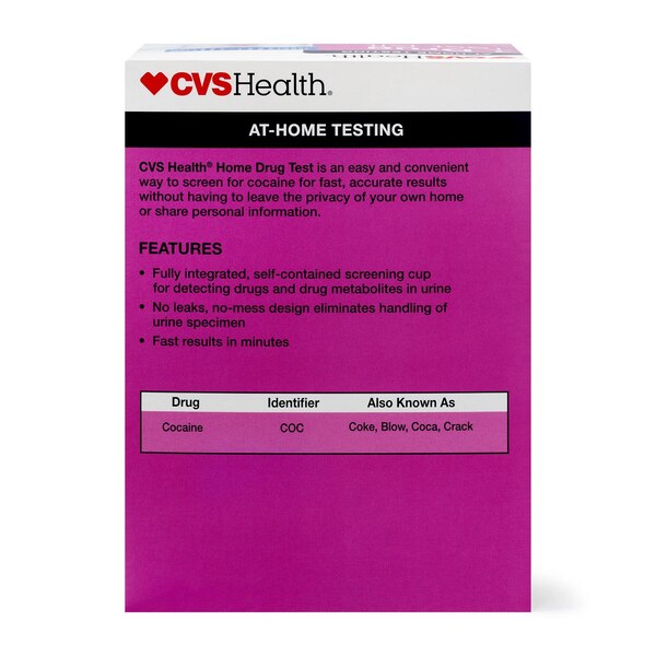 Drug Confirm Home Drug Test Kit, Cocaine