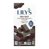 Lily's Salted Almond Stevia Extra Dark Chocolate Bar, 2.8 oz, thumbnail image
