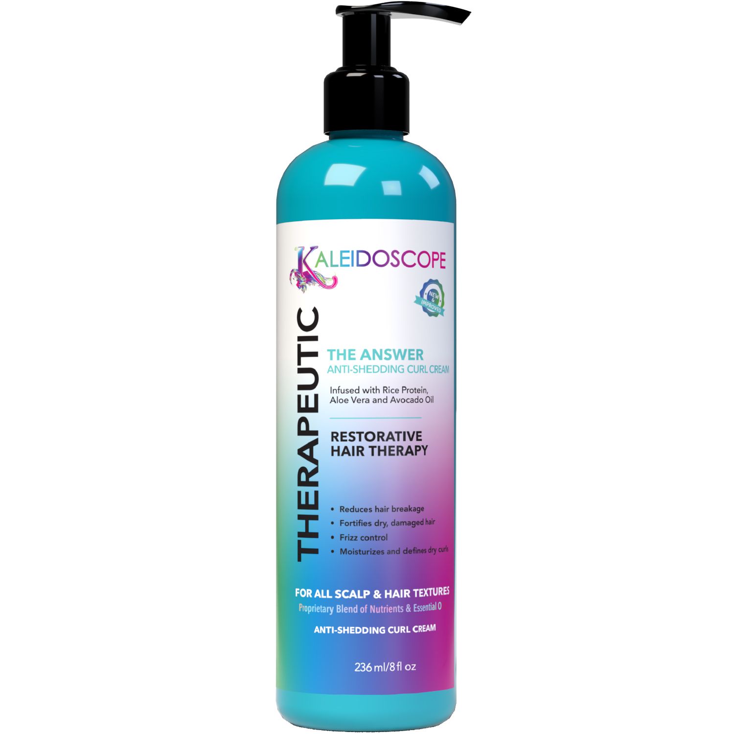 Kaleidoscope The Answer Anti- Shedding Curl Cream, 8 OZ