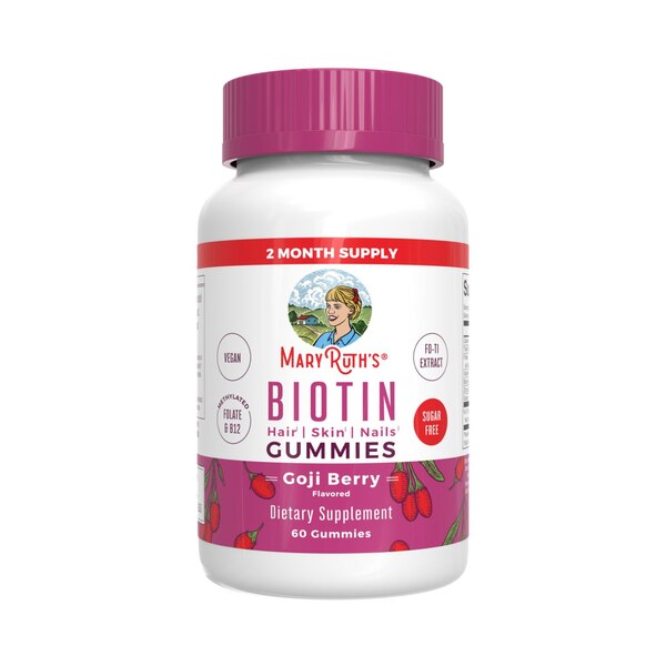 MaryRuth's Biotin Gummies, Goji Berry, 60 CT
