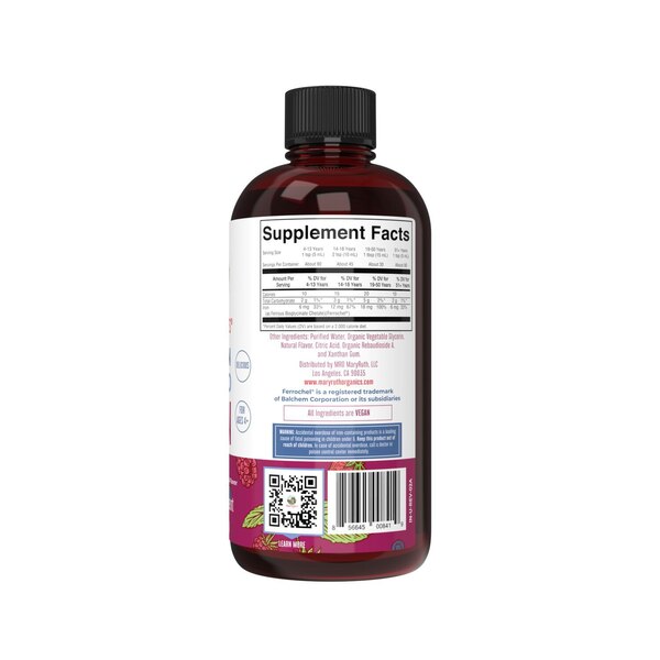 Mary Ruth's Vegan Liquid Iron, Berry, 15.22 fl oz