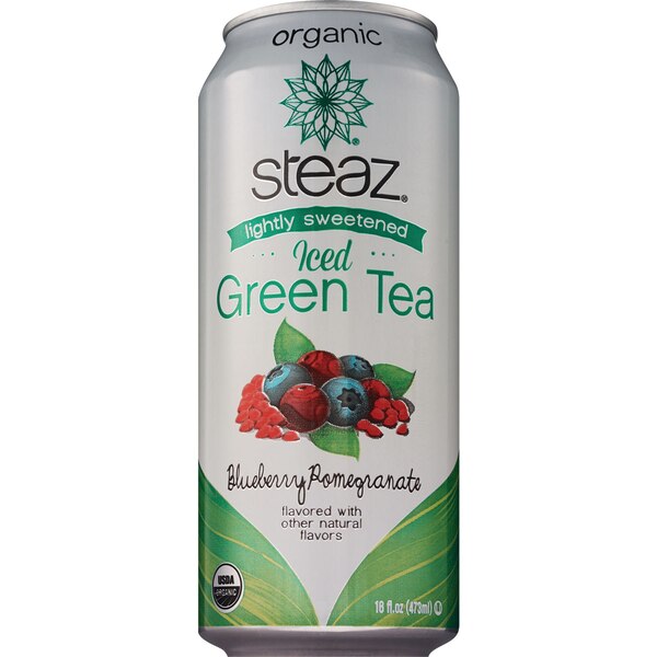 Steaz Organic Iced Green Tea, 16 OZ