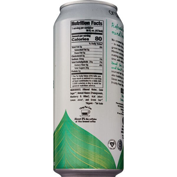 Steaz Organic Iced Green Tea, 16 OZ