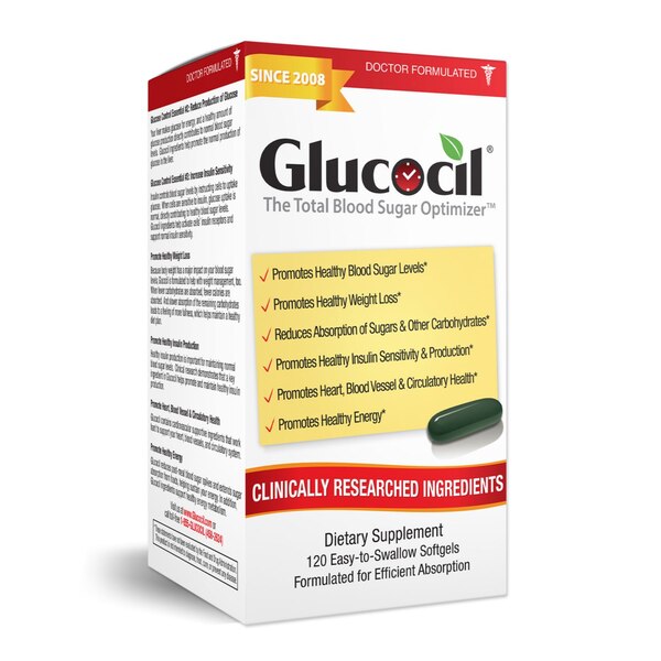 Glucocil 30-Day Supply, 120 CT
