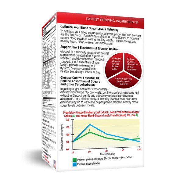 Glucocil 30-Day Supply, 120 CT