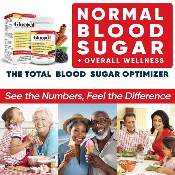 Glucocil 30-Day Supply, 120 CT