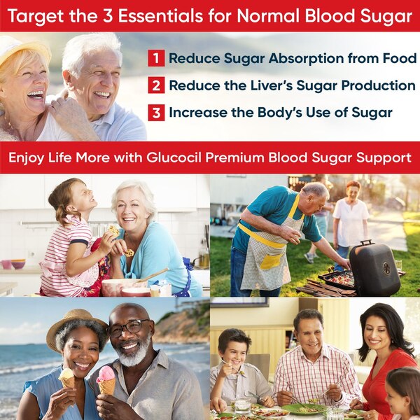 Glucocil 30-Day Supply, 120 CT
