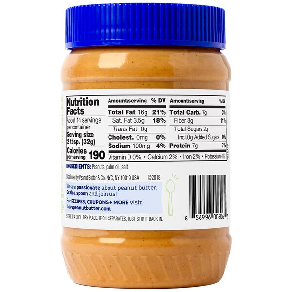 Peanut Butter & Co. Simply Smooth Peanut Butter Spread, 16 oz