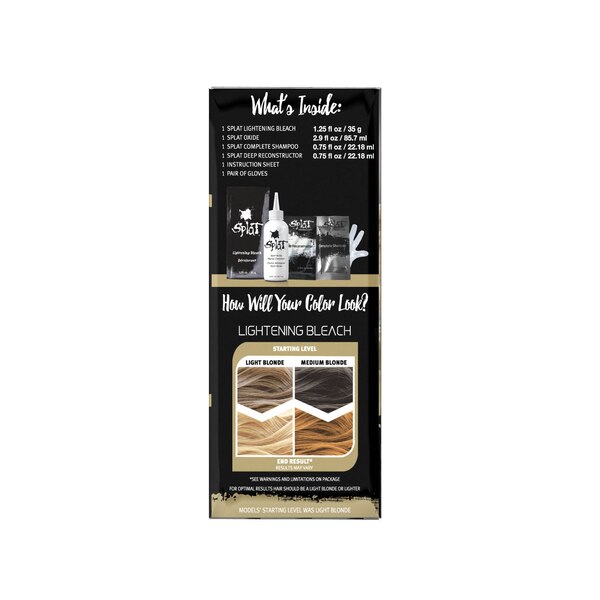 Splat Hair Color & Bleach Kit, Lightening Bleach