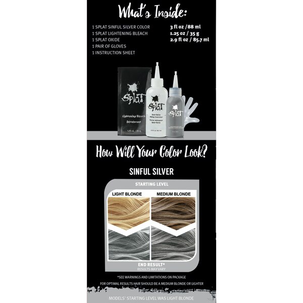Splat Complete Semi-Permanent Hair Color Kit with Bleach