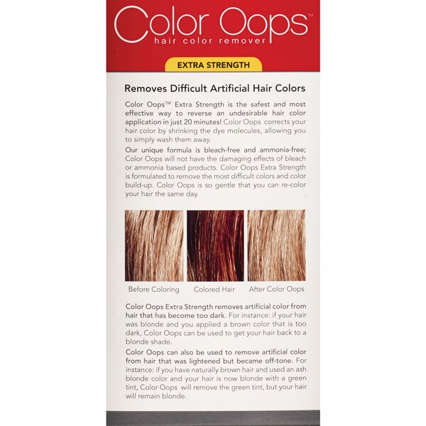 Color Oops Extra Strength Hair Color Remover
