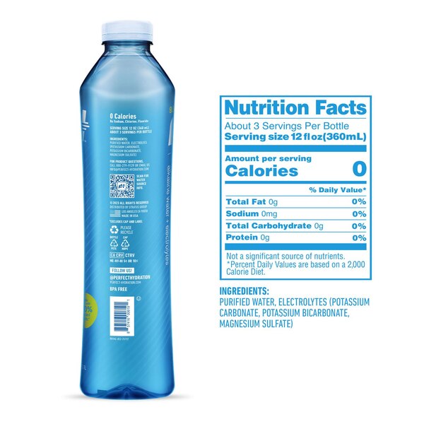 Perfect Hydration Alkaline Water Bottle, 1L