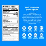Unreal Dark Chocolate Peanut Gems, 5 oz, thumbnail image
