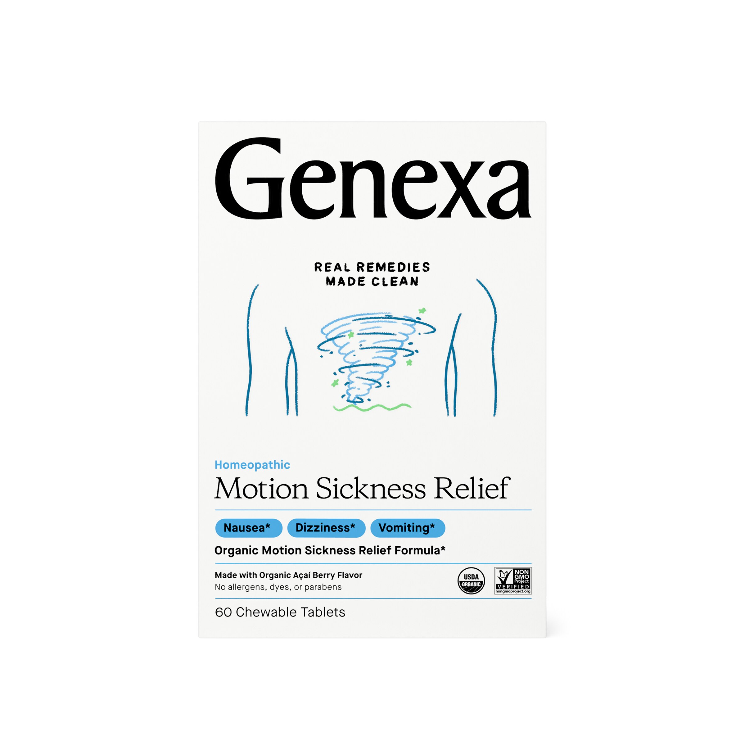 Genexa Motion Sickness, 60 CT