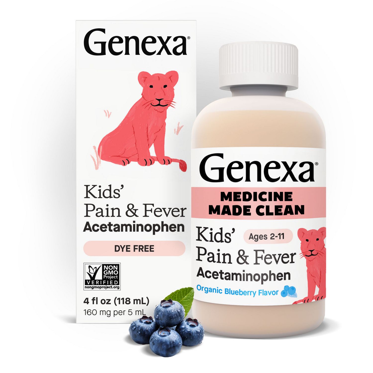 Genexa Kids' Acetaminophen Oral Suspension, 4 FL OZ