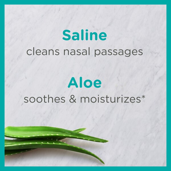 Zarbee's Soothing Saline Nasal Mist with Aloe, 3 OZ
