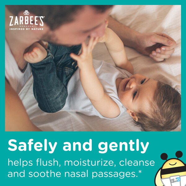 Zarbee's Soothing Saline Nasal Mist with Aloe, 3 OZ