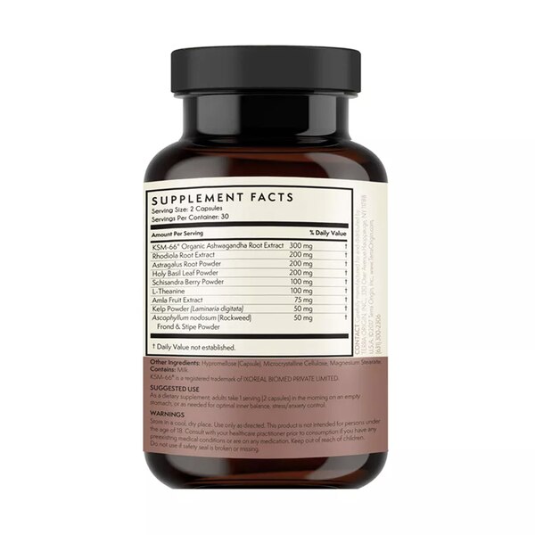 Terra Origin Inner Balance Stress and Tension Capsules, 60 CT