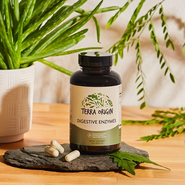 Terra Origin Digestive Enzymes with Probiotic Blend Capsules