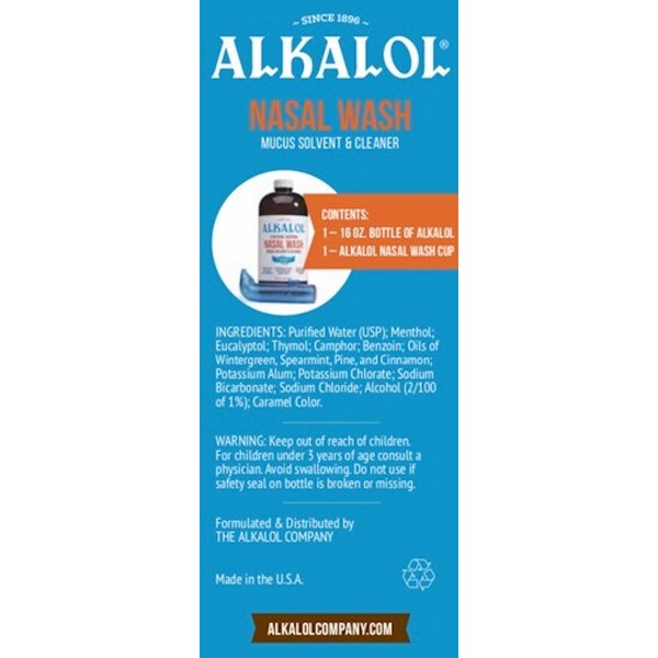 Alkalol Nasal Wash Kit