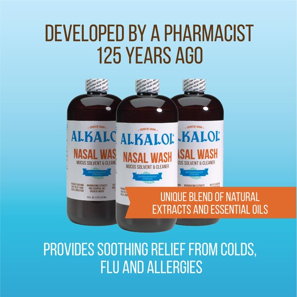 Alkalol Nasal Wash, 3 16 OZ bottles