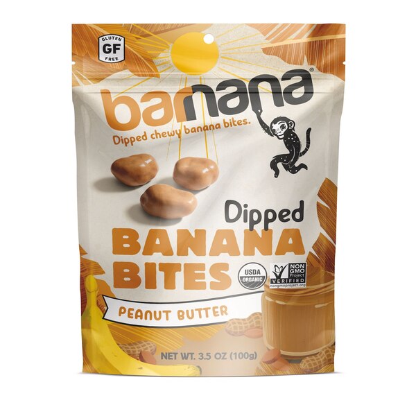 Barnana Organic Peanut Butter Banana Bites, 3.5 oz