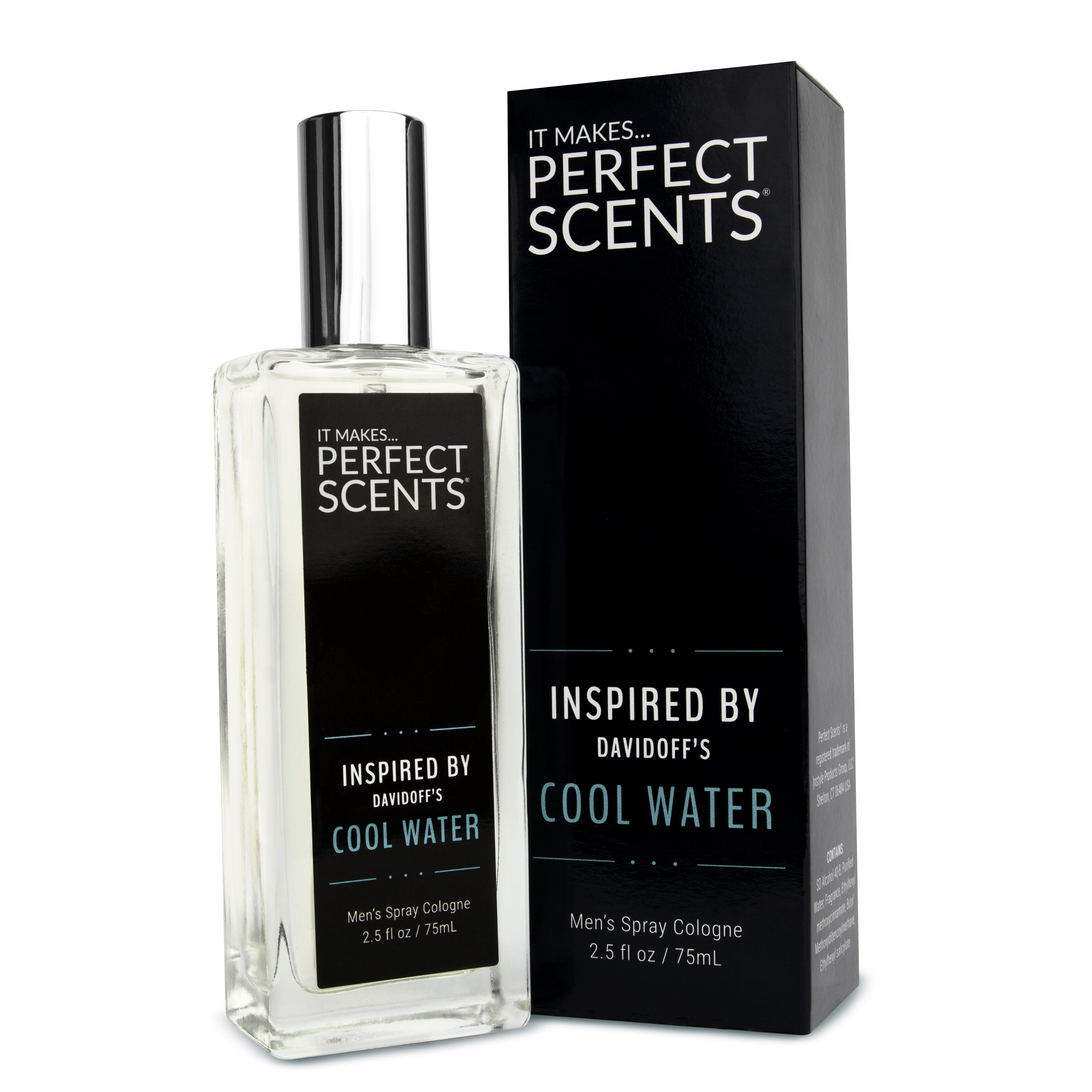 Perfect Scents Fragrances - Colonia en spray para hombres, Impression of Cool Water by Davidoff