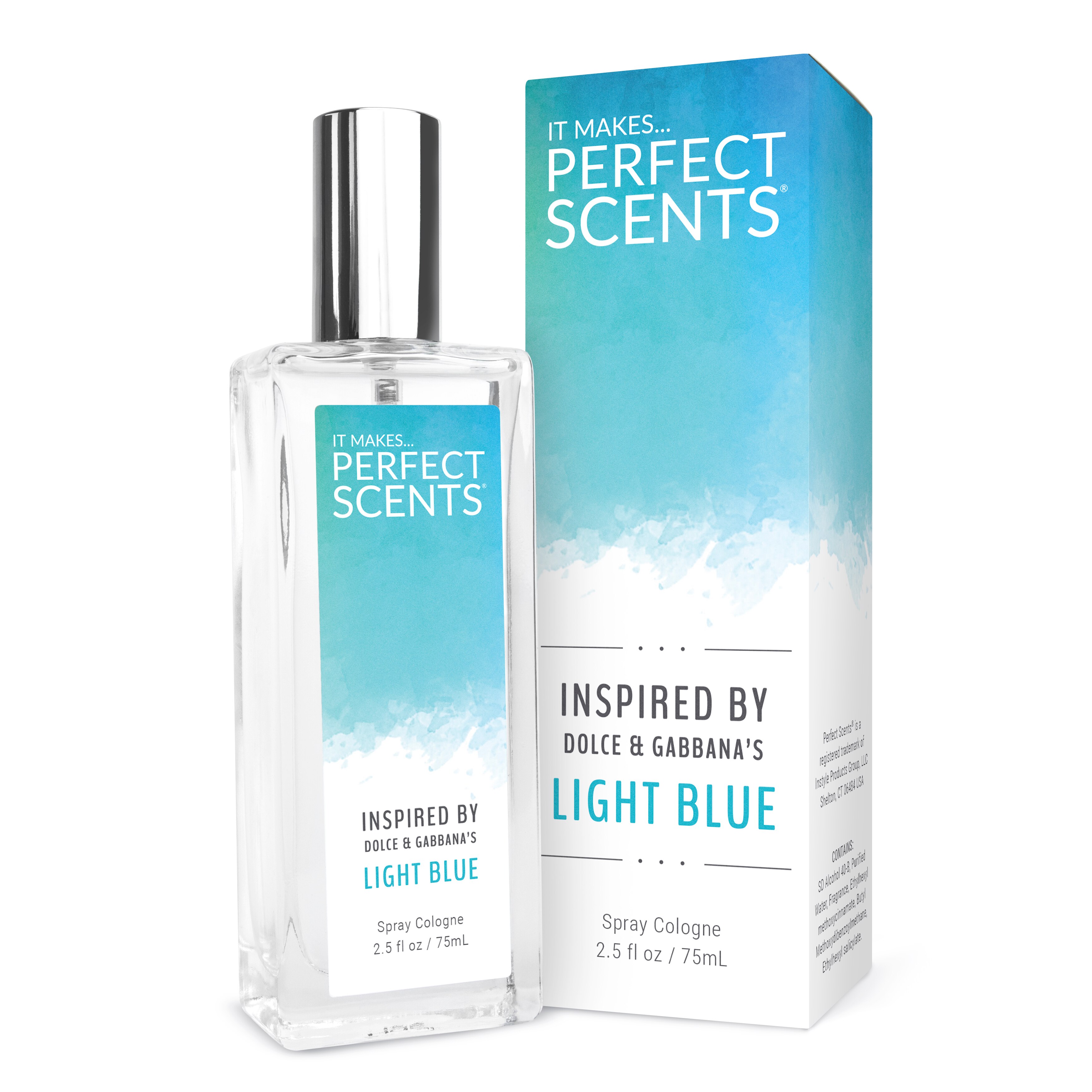 Perfect Scents Fragrances - Colonia en spray para mujeres, Impression of Light Blue by Dolce & Gabana
