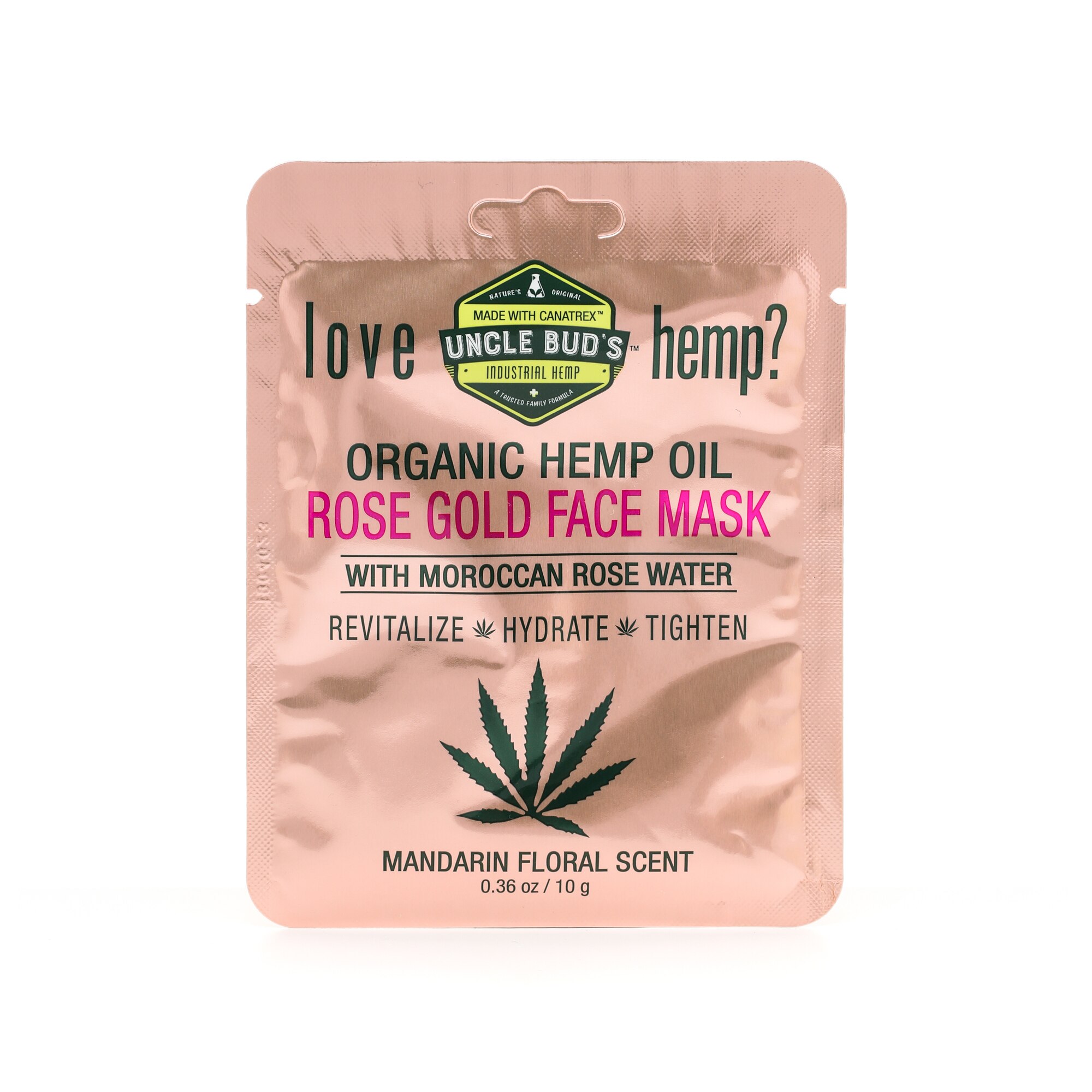 Uncle Bud's - Mascarilla facial oro rosa