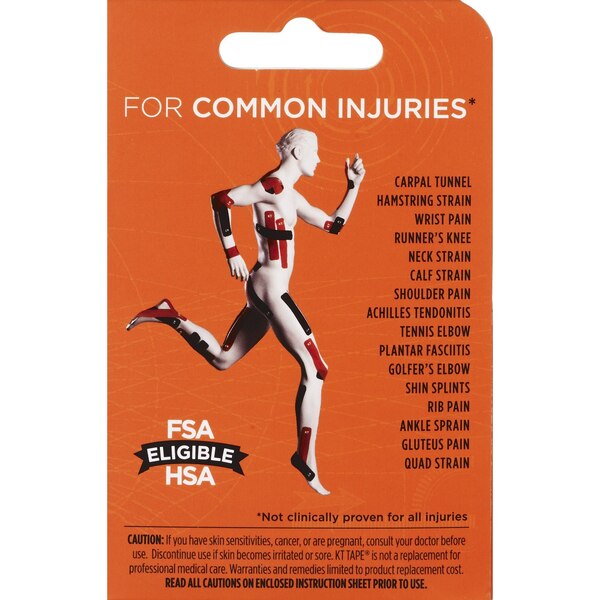 KT Tape Pro Adhesive Strips, 20 CT