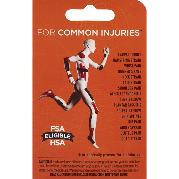 KT Tape Pro Adhesive Strips, 20 CT