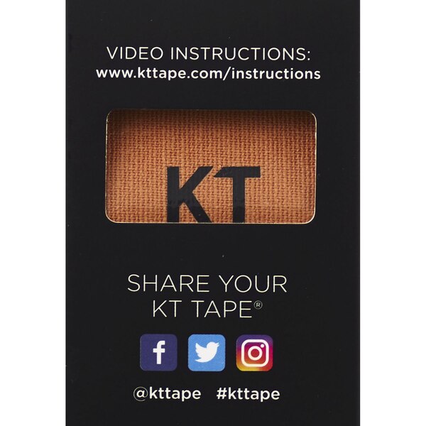 KT Tape Original Elastic Sports Tape Strips, 20 CT