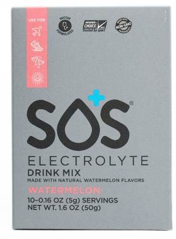 SOS Electrolyte Drink Mix, 10 CT