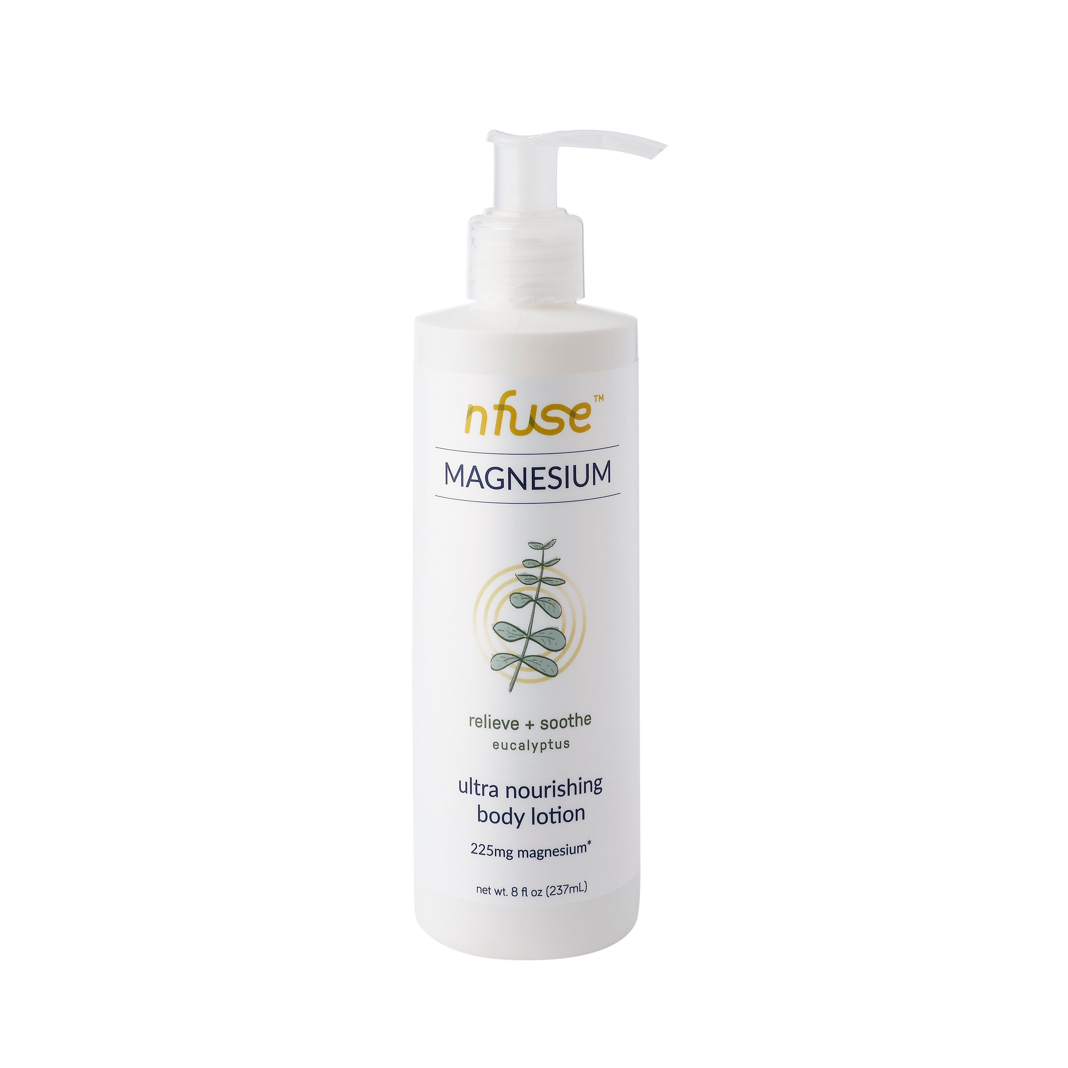 nfuse Eucalyptus Magnesium Body Lotion, 8 OZ