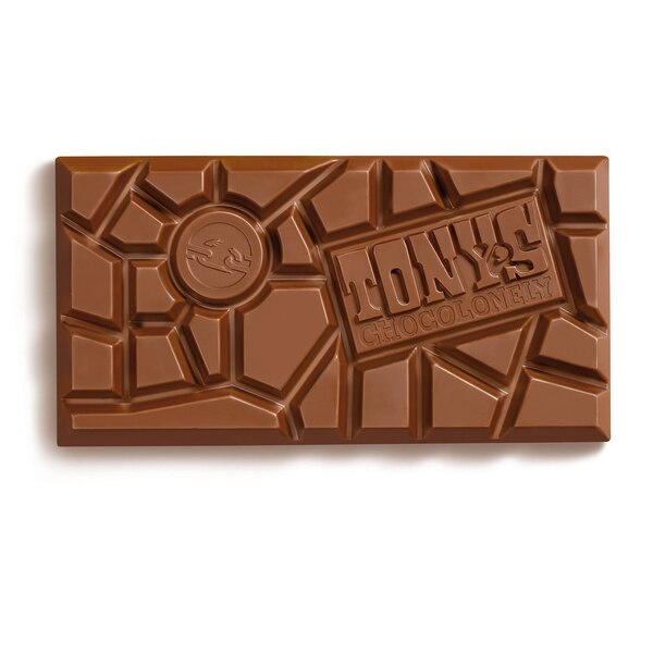 Tony's Chocolonely Milk Caramel Sea Salt Bar, 6.35 oz