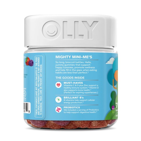 OLLY Kids Multi & Probiotic Gummies
