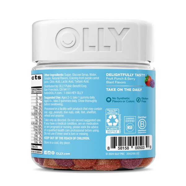 OLLY Kids Multi & Probiotic Gummies