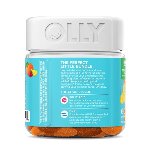 Olly The Essential Prenatal - Multivitaminas, 60 u., Vibrant Citrus