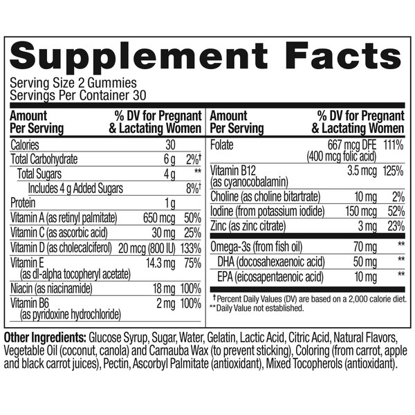 Olly The Essential Prenatal - Multivitaminas, 60 u., Vibrant Citrus