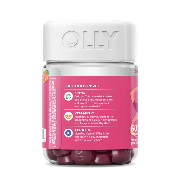 Olly Undeniable Beauty Vitamin 60CT, Grapefruit Glam