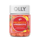 Olly Probiotic + Prebiotic Vitamin 30CT, Peachy Peach, thumbnail image