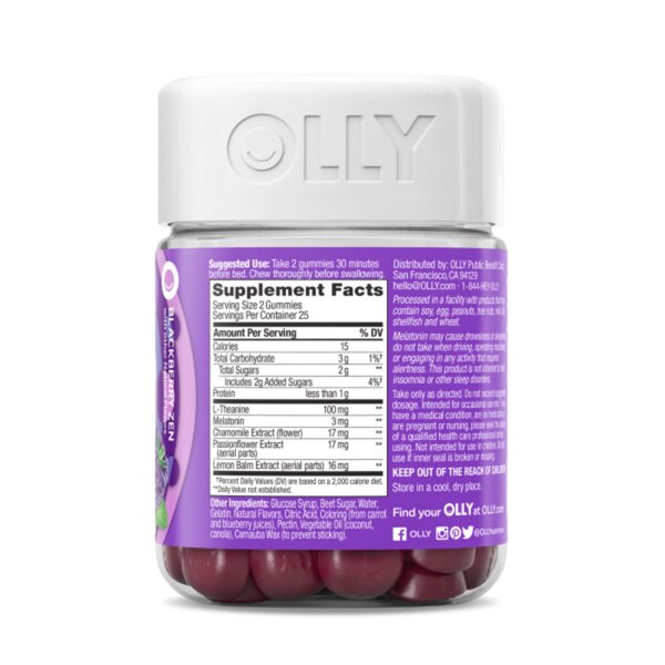 Olly Sleep Vitamin 50CT, Blackberry Zen