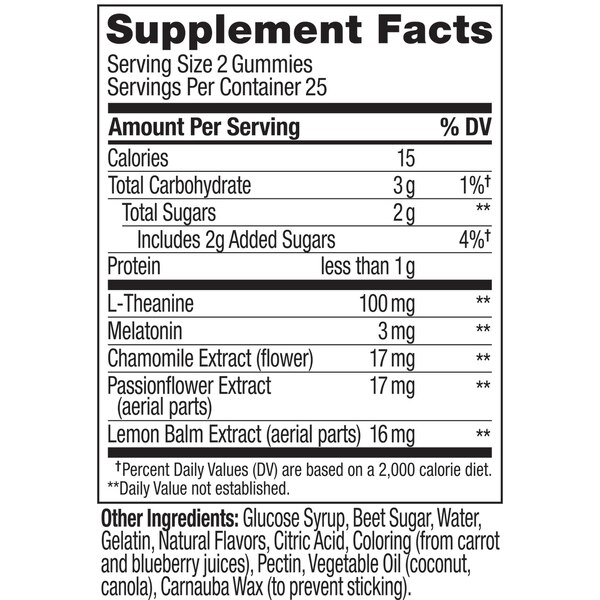 Olly Sleep Vitamin 50CT, Blackberry Zen